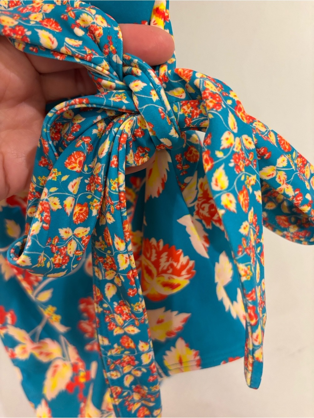 Summersalt x DVF The Perfect Wrap Swimsuit 4 Long Torso - Picture 8 of 12